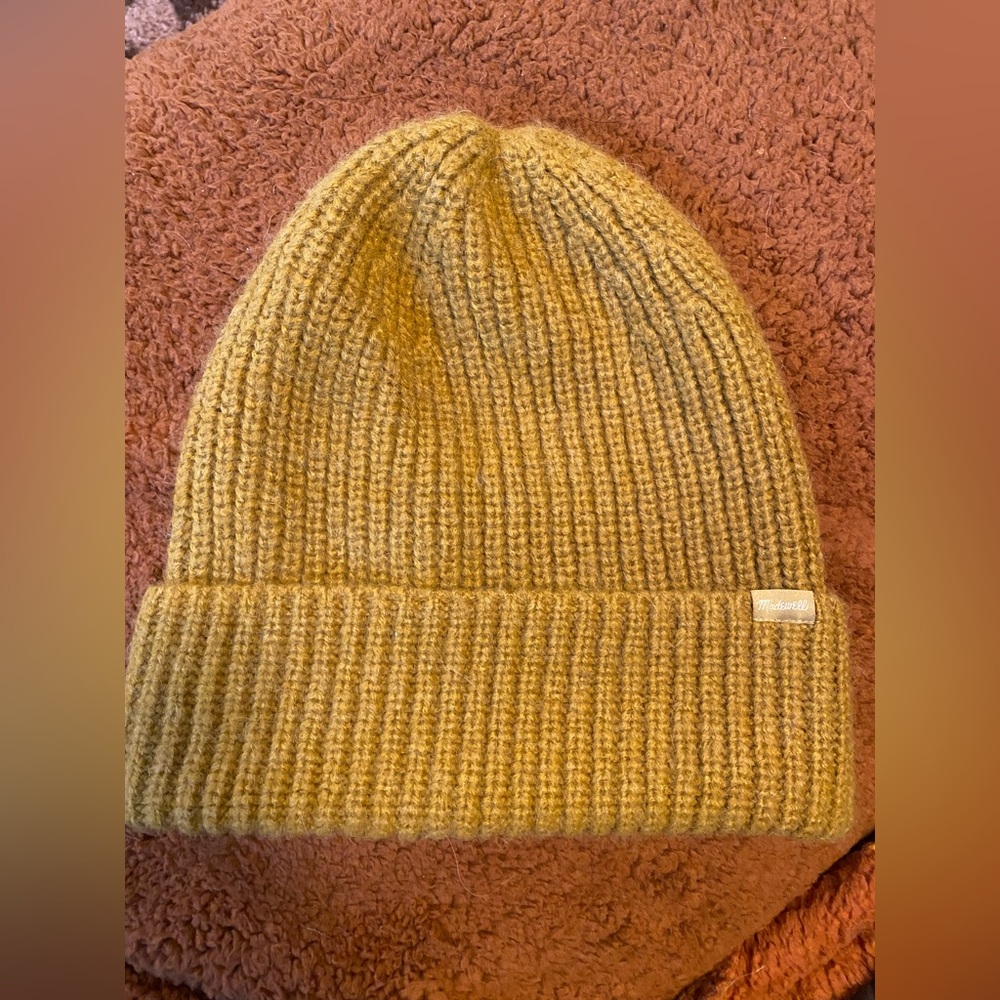 Madewell Mustard Knit Hat